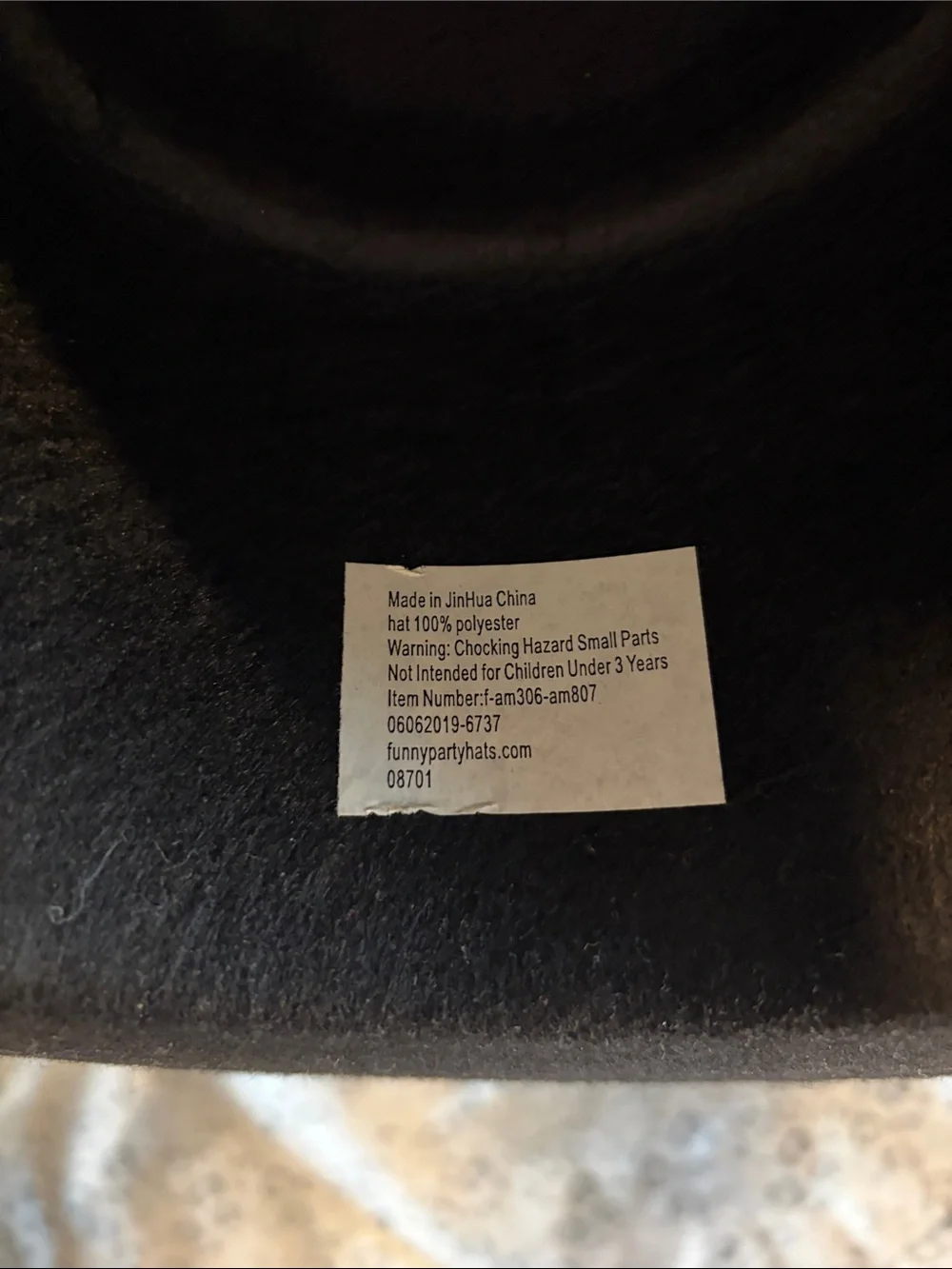 Classic Black Wide-Brim Fedora Hat
